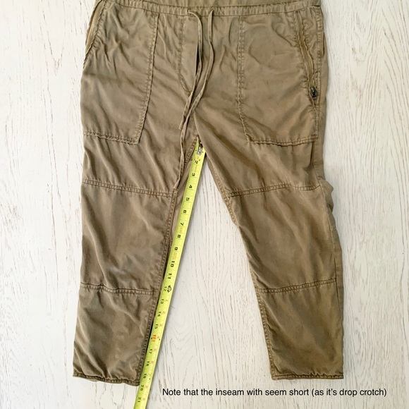 ARITZIA | WILFRED FREE ‘VALLETTA OVERALLS’ DRAPEY WASHED TWILL CINCH TIE WAIST - Picture 11 of 16